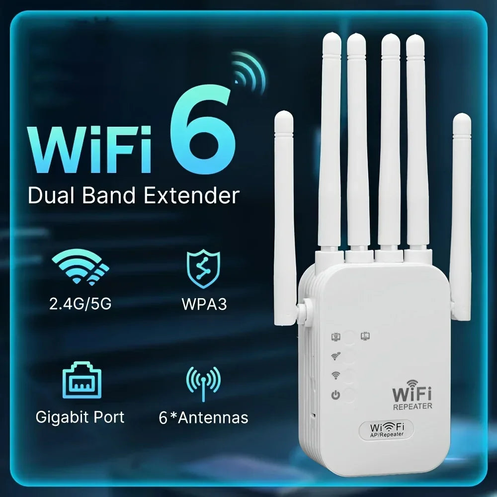 Amplificateur WiFi 1200Mbps: Répéteur sans fil