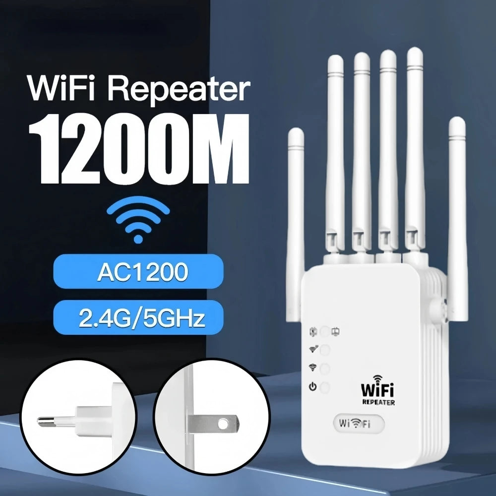 Amplificateur WiFi 1200Mbps: Répéteur sans fil