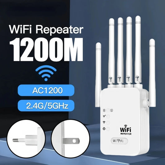 Amplificateur WiFi 1200Mbps: Répéteur sans fil